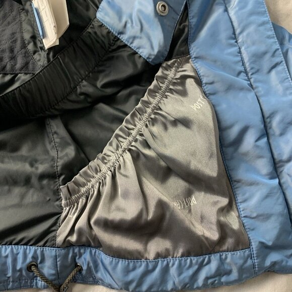 Post Card Ski Jacket Women's Size 6 Blue and silver Full Zip Puffer - Picture 12 of 16